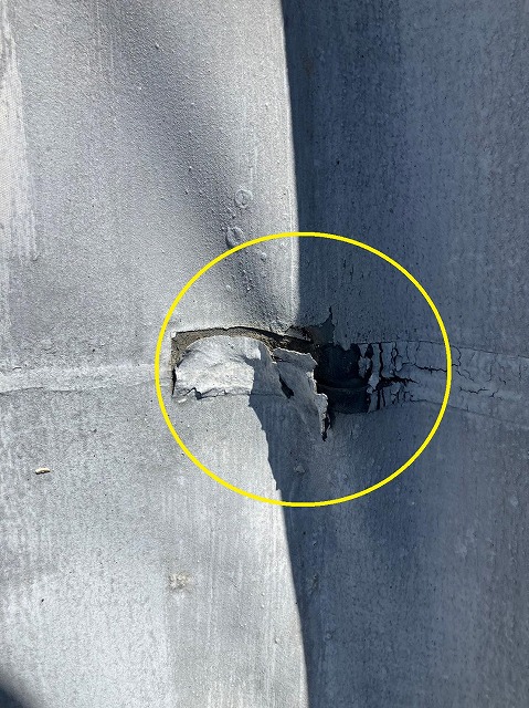 山梨市　屋上防水工事